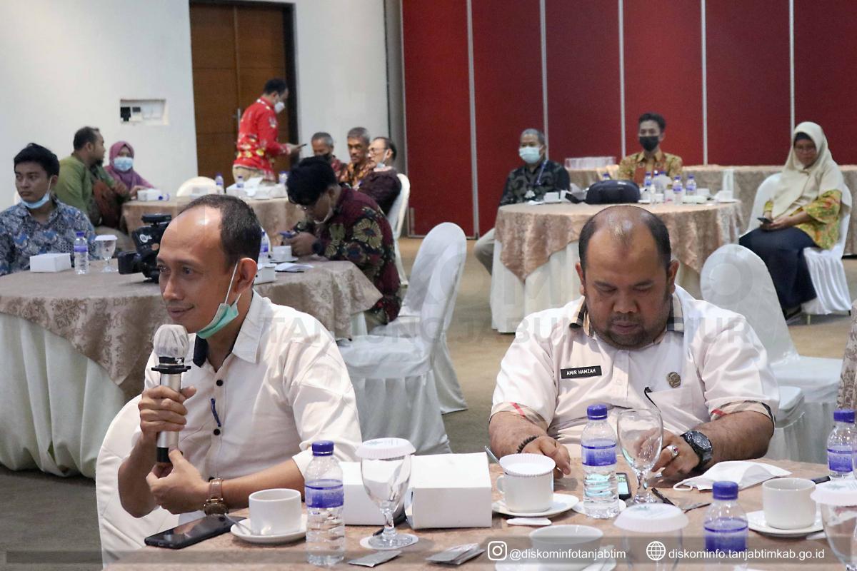 Kepala Dinas Komunikasi dan Informatika Kabupaten Tanjung Jabung Timur menghadiri acara Gathering TVRI Jambi di Rumah Kito Resort Provinsi Jambi